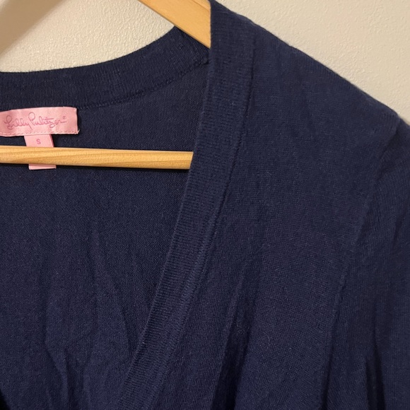 Lilly Pulitzer Jocelyn Cardigan Navy - Picture 6 of 11
